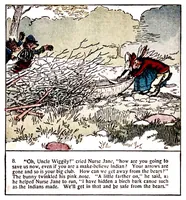 Picture 7 of 16 from UNCLE WIGGILY INDIAN HUNTER - Bk10 - HOWARD GARIS - GUNSTON CLASSICS (1920), leaf 13