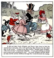 An illustration from UNCLE WIGGILY INDIAN HUNTER - Bk10 - HOWARD GARIS - GUNSTON CLASSICS (1920)