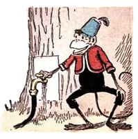 An illustration from UNCLE WIGGILY INDIAN HUNTER - Bk10 - HOWARD GARIS - GUNSTON CLASSICS (1920)