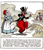 An illustration from UNCLE WIGGILY INDIAN HUNTER - Bk10 - HOWARD GARIS - GUNSTON CLASSICS (1920)