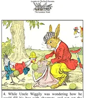 An illustration from UNCLE WIGGILY' S FISHING TRIP - Bk6-By HOWARD GARIS GUNSTON CLASSICS (1919)