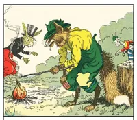An illustration from UNCLE WIGGILY' S FISHING TRIP - Bk6-By HOWARD GARIS GUNSTON CLASSICS (1919)