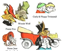 An illustration from UNCLE WIGGILY' S FUNNY AUTO - BK16- By HOWARD GARIS GUNSTON CLASSICS (1919)