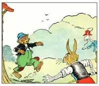 An illustration from UNCLE WIGGILY' S FUNNY AUTO - BK16- By HOWARD GARIS GUNSTON CLASSICS (1919)