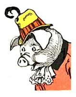 An illustration from UNCLE WIGGILY' S FUNNY AUTO - BK16- By HOWARD GARIS GUNSTON CLASSICS (1919)