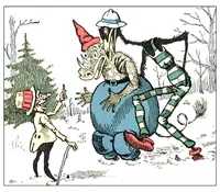 An illustration from UNCLE WIGGILY' S HOLIDAYS -Bk3- By HOWARD R. GARIS GUNSTON CLASSICS (1919)