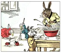 An illustration from UNCLE WIGGILY' S HOLIDAYS -Bk3- By HOWARD R. GARIS GUNSTON CLASSICS (1919)
