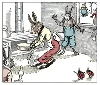 An illustration from UNCLE WIGGILY' S HOLIDAYS -Bk3- By HOWARD R. GARIS GUNSTON CLASSICS (1919)