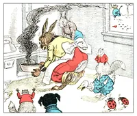 An illustration from UNCLE WIGGILY' S HOLIDAYS -Bk3- By HOWARD R. GARIS GUNSTON CLASSICS (1919)