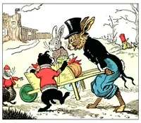 An illustration from UNCLE WIGGILY' S HOLIDAYS -Bk3- By HOWARD R. GARIS GUNSTON CLASSICS (1919)