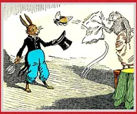 An illustration from UNCLE WIGGILY' S JUNE BUG FRIENDS - Bk7- By HOWARD GARIS - GUNSTON CLASSICS (1919)