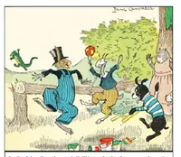 An illustration from UNCLE WIGGILY' S JUNE BUG FRIENDS - Bk7- By HOWARD GARIS - GUNSTON CLASSICS (1919)