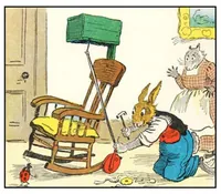 An illustration from UNCLE WIGGILY' S LAUGHING GAS BALLOONS-Bk20- By HOWARD R. GARIS - GUNSTON CLASSICS (1919)