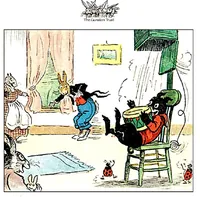 An illustration from UNCLE WIGGILY' S LAUGHING GAS BALLOONS-Bk20- By HOWARD R. GARIS - GUNSTON CLASSICS (1919)