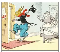 An illustration from UNCLE WIGGILY' S RADIO-Bk22- By HOWARD GARIS - GUNSTON CLASSIC (1919)