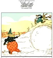 An illustration from UNCLE WIGGILY' S SNOW BALL RIDE-Bk33- By HOWARD GARIS GUNSTON CLASSICS (1919)