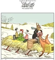An illustration from UNCLE WIGGILY' S SNOW BALL RIDE-Bk33- By HOWARD GARIS GUNSTON CLASSICS (1919)