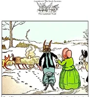 An illustration from UNCLE WIGGILY' S SNOW BALL RIDE-Bk33- By HOWARD GARIS GUNSTON CLASSICS (1919)