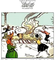 An illustration from UNCLE WIGGILY' S SNOW BALL RIDE-Bk33- By HOWARD GARIS GUNSTON CLASSICS (1919)