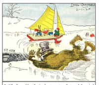 Picture 12 of 16 from UNCLE WIGGILY' S SNOW MAN -Bk 2- By HOWARD GARIS - GUNSTON CLASSICS (1919), leaf 23