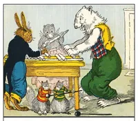 An illustration from UNCLE WIGGILY' S SNOW MAN -Bk 2- By HOWARD GARIS - GUNSTON CLASSICS (1919)