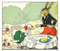 An illustration from UNCLE WIGGILY' S WOODLAND GAMES-Bk12- By HOWARD R. GARIS - GUNSTON CLASSICS (1919)