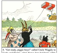 An illustration from UNCLE WIGGILY' S WOODLAND GAMES-Bk12- By HOWARD R. GARIS - GUNSTON CLASSICS (1919)