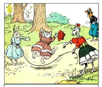 An illustration from UNCLE WIGGILY' S WOODLAND GAMES-Bk12- By HOWARD R. GARIS - GUNSTON CLASSICS (1919)