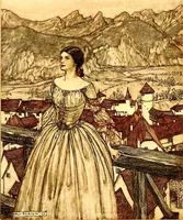 An illustration from Undine (1909)