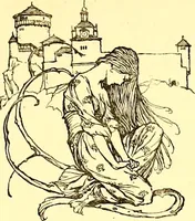 An illustration from Undine (1909)