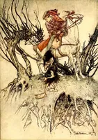 An illustration from Undine (1909)