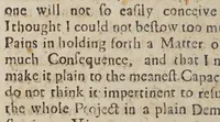 Picture 1 of 2 from The undoubted art of thriving; : wherein is shewed, 1. That a million L. sterling money, or more if need be may be raised for propogating the trade of the nation, &c. without any kind of prejudice to the leiges [sic], but on the contrair to their great utility and advantage. 2. How the Indian and African Company may propogat their trade, and that trade and manufactures of all sorts may by encouraged to the honour, strength and wealth of the nation. 3. How every one according to his quality, may live comfortably and happily. Concluding with several thoughts tuching the management of publick concerns. (1700), leaf 60