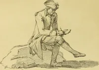 An illustration from Une famille d'artistes brestois au XVIIIe siècle: les Ozanne (1891)