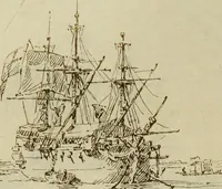 An illustration from Une famille d'artistes brestois au XVIIIe siècle: les Ozanne (1891)