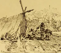An illustration from Une famille d'artistes brestois au XVIIIe siècle: les Ozanne (1891)