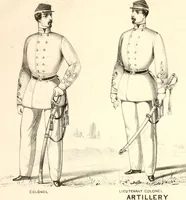 An illustration from Uniform and dress of the army of the Confederate States (1861)