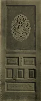 An illustration from Universal design book : containing official list prices of sash, doors and blinds ... official list prices of head, corner and base blocks ... official moulding book ... official list: window glass .. (1908)
