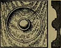 An illustration from Universal design book : containing official list prices of sash, doors and blinds ... official list prices of head, corner and base blocks ... official moulding book ... official list: window glass .. (1908)