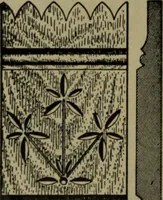 An illustration from Universal design book : containing official list prices of sash, doors and blinds ... official list prices of head, corner and base blocks ... official moulding book ... official list: window glass .. (1908)