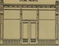 An illustration from Universal design book : containing official list prices of sash, doors and blinds ... official list prices of head, corner and base blocks ... official moulding book ... official list: window glass .. (1908)