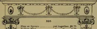 An illustration from Universal design book : containing official list prices of sash, doors and blinds ... official list prices of head, corner and base blocks ... official moulding book ... official list: window glass .. (1908)