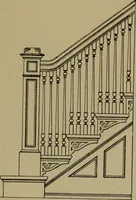 An illustration from Universal design book : containing official list prices of sash, doors and blinds ... official list prices of head, corner and base blocks ... official moulding book ... official list: window glass .. (1908)