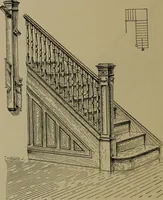 An illustration from Universal design book : containing official list prices of sash, doors and blinds ... official list prices of head, corner and base blocks ... official moulding book ... official list: window glass .. (1908)