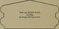 Picture 311 of 1018 from Universal design book : containing official list prices of sash, doors and blinds ... official list prices of head, corner and base blocks ... official moulding book ... official list: window glass .. (1908), leaf 179