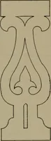 An illustration from Universal design book : containing official list prices of sash, doors and blinds ... official list prices of head, corner and base blocks ... official moulding book ... official list: window glass .. (1908)