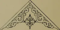 An illustration from Universal design book : containing official list prices of sash, doors and blinds ... official list prices of head, corner and base blocks ... official moulding book ... official list: window glass .. (1908)
