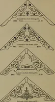 Picture 330 of 1018 from Universal design book : containing official list prices of sash, doors and blinds ... official list prices of head, corner and base blocks ... official moulding book ... official list: window glass .. (1908), leaf 199