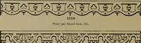 An illustration from Universal design book : containing official list prices of sash, doors and blinds ... official list prices of head, corner and base blocks ... official moulding book ... official list: window glass .. (1908)