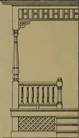 An illustration from Universal design book : containing official list prices of sash, doors and blinds ... official list prices of head, corner and base blocks ... official moulding book ... official list: window glass .. (1908)
