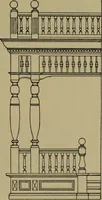 An illustration from Universal design book : containing official list prices of sash, doors and blinds ... official list prices of head, corner and base blocks ... official moulding book ... official list: window glass .. (1908)
